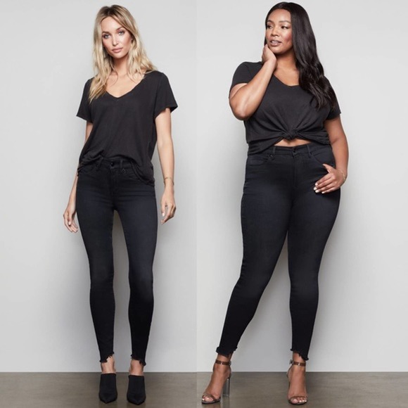 Good American | NWT Good Legs Step Fray Hem Denim // 0 - Picture 1 of 9